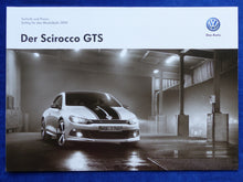 Lade das Bild in den Galerie-Viewer, VW Scirocco GTS MJ 2014 - Prospekt Brochure + Preisliste 06.2013