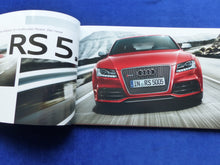 Lade das Bild in den Galerie-Viewer, Audi RS 5 Coupe quattro MJ 2011 - Hardcover Prospekt + Preisliste 08.2010