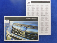 Lade das Bild in den Galerie-Viewer, Subaru Programm 2017 - XV Forester Levorg WRX BRZ - Prospekt Brochure 09.2016