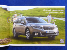 Lade das Bild in den Galerie-Viewer, Subaru Programm 2017 - XV Forester Levorg WRX BRZ - Prospekt Brochure 09.2016
