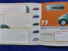 Lade das Bild in den Galerie-Viewer, Mercedes-Benz A-Klasse W168 MJ 1998 - Prospekt Brochure + Preisliste 05.1997