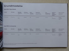 Lade das Bild in den Galerie-Viewer, Audi RS 3 Sportback Limousine - Preisliste - Hardcover Prospekt Brochure 04.2019