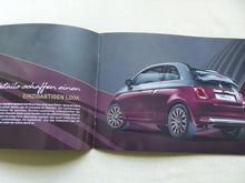 Lade das Bild in den Galerie-Viewer, Fiat 500 Collezione Sondermodell MJ 2019 - Hochglanz Prospekt Brochure 11.2018