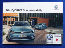 Lade das Bild in den Galerie-Viewer, VW IQ.Drive Sondermodelle Polo Golf T-Roc MJ 2019 - Prospekt Brochure 12.2018