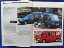 Lade das Bild in den Galerie-Viewer, Nissan Transporterprogramm Sunny Vanette Van - Prospekt Brochure + Daten 03.1994