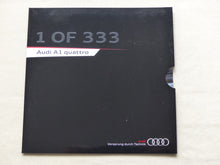 Lade das Bild in den Galerie-Viewer, Audi A1 quattro - Limited 1 of 333 - Prospekt Brochure 01.2012 englisch