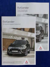 Lade das Bild in den Galerie-Viewer, Mitsubishi Outlander MJ 2019 - Prospekt Brochure + Preisliste 01.2019