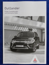 Lade das Bild in den Galerie-Viewer, Mitsubishi Outlander MJ 2019 - Prospekt Brochure + Preisliste 01.2019
