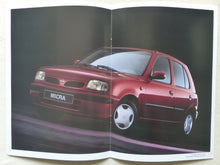 Lade das Bild in den Galerie-Viewer, Nissan Micra S Topic - Prospekt Brochure + Daten & Ausstattungen 01.1996