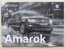 Lade das Bild in den Galerie-Viewer, VW Amarok V6 Canyon Aventura MJ 2019 - Prospekt Brochure + Preisliste 01.2019