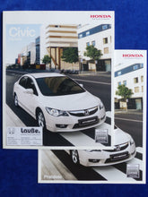 Lade das Bild in den Galerie-Viewer, Honda Civic Hybrid MJ 2009 - Prospekt Brochure + Preisliste 03.2009