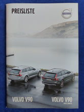 Lade das Bild in den Galerie-Viewer, Volvo V90 & V90 Cross Country - Preisliste MJ 2017 - Prospekt Brochure 10.2016