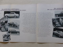Lade das Bild in den Galerie-Viewer, Opel Programm 1966 - Rekord Kadett Coupe Caravan - Prospekt Brochure 02.1966