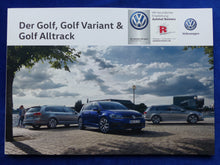 Lade das Bild in den Galerie-Viewer, VW Golf Variant Alltrack MJ 2019 - Prospekt Brochure 01.2019