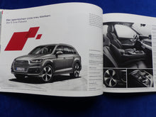 Lade das Bild in den Galerie-Viewer, Audi Q7 V6 TFSI TDI quattro S line MJ 2015 - Prospekt Brochure 03.2015