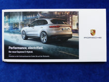 Lade das Bild in den Galerie-Viewer, Porsche E-Performance Hybrid Cayenne Panamera - Preview Prospekt Brochure 2018