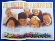 Lade das Bild in den Galerie-Viewer, Seat Programm 1998 Cordoba Ibiza Cupra - Prospekt Brochure + Preisliste 09.1997