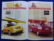 Lade das Bild in den Galerie-Viewer, Seat Programm 1998 Cordoba Ibiza Cupra - Prospekt Brochure + Preisliste 09.1997