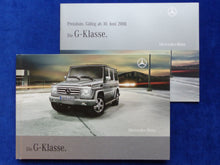 Lade das Bild in den Galerie-Viewer, Mercedes G-Klasse G 55 AMG MJ 2009 - Hardcover Prospekt + Preisliste 06.2008