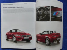 Lade das Bild in den Galerie-Viewer, BMW Z4 Roadster 35is Typ E89 MJ 2013 - Prospekt Brochure + Preisliste 03.2013