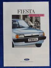Lade das Bild in den Galerie-Viewer, Ford Fiesta Festival Automatik Sondermodell MJ 1988 - Prospekt Brochure 12.1987