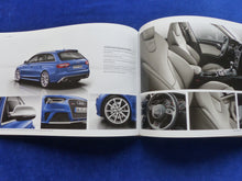 Lade das Bild in den Galerie-Viewer, Audi RS 4 Avant quattro - Hardcover Prospekt Brochure + Preisliste 04.2013