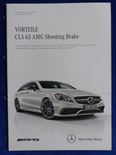 Lade das Bild in den Galerie-Viewer, Mercedes Vorteile CLS 63 AMG Shooting Brake MJ 2015 - Prospekt Brochure 06.2014