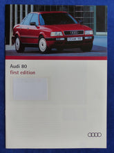 Lade das Bild in den Galerie-Viewer, Audi 80 first edition Typ B4 MJ 1994 - Prospekt Brochure + Preisliste 08.1993