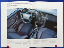 Lade das Bild in den Galerie-Viewer, Audi 80 first edition Typ B4 MJ 1994 - Prospekt Brochure + Preisliste 08.1993