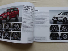 Lade das Bild in den Galerie-Viewer, BMW 1er 2er X1 Original Zubehör MJ 2015 - Prospekt Brochure + Preisliste 06.2015