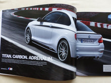 Lade das Bild in den Galerie-Viewer, BMW 1er 2er X1 Original Zubehör MJ 2015 - Prospekt Brochure + Preisliste 06.2015