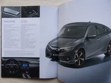 Lade das Bild in den Galerie-Viewer, Honda Civic Limousine MJ 2017 - Prospekt Brochure + Preisliste 04.2017