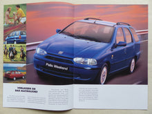 Lade das Bild in den Galerie-Viewer, Fiat Palio Weekend MJ 1998 - Prospekt Brochure + Daten 08.1997