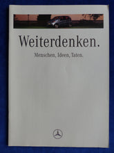 Lade das Bild in den Galerie-Viewer, Mercedes-Benz Weiterdenken Vision A'93 C-Klasse E-Klasse AMG DTM - Prospekt Brochure 08.1993