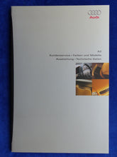 Lade das Bild in den Galerie-Viewer, Audi A3 Typ 8L MJ 1999 - Prospekt Brochure + Daten & Ausstattungen 08.1998