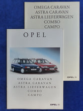 Lade das Bild in den Galerie-Viewer, Opel Caravan Omega Astra Combo Campo MJ 1994 - Prospekt Brochure + Daten 12.1993