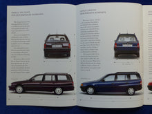 Lade das Bild in den Galerie-Viewer, Opel Caravan Omega Astra Combo Campo MJ 1994 - Prospekt Brochure + Daten 12.1993