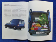 Lade das Bild in den Galerie-Viewer, Opel Caravan Omega Astra Combo Campo MJ 1994 - Prospekt Brochure + Daten 12.1993