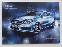Lade das Bild in den Galerie-Viewer, Mercedes A-Klasse Limousine A45 AMG W176 - Prospekt Brochure + Preisliste 04.2014 - car-brochure