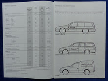 Lade das Bild in den Galerie-Viewer, Opel Caravan Omega Astra Combo Campo MJ 1992 - Prospekt Brochure + Daten 09.1991