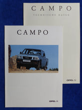 Lade das Bild in den Galerie-Viewer, Opel Campo MJ 1993 - Prospekt Brochure + Daten 01.1993