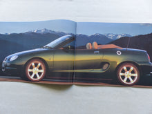 Lade das Bild in den Galerie-Viewer, MG F Roadster MGF 1.8i Typ RD - Prospekt Brochure + Daten & Ausstattungen 2000