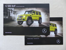 Lade das Bild in den Galerie-Viewer, Mercedes G-Klasse G500 4x4² Sondermodell MJ 2016 - Prospekt + Preisliste 09.2015