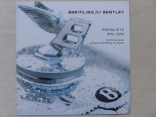 Lade das Bild in den Galerie-Viewer, Breitling Uhren Bentley GT Mulliner - Hardcover Prospekt + Preisliste 05.2006
