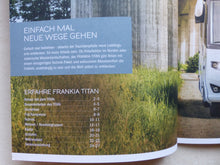 Lade das Bild in den Galerie-Viewer, Frankia Titan auf Fiat Ducato Wohnmobile MJ 2021 - Prospekt Brochure 2020