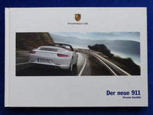 Lade das Bild in den Galerie-Viewer, Porsche 911 Carrera Cabrio Typ 991 MJ 2012 - Hardcover Prospekt Brochure 09.2011 - car-brochure