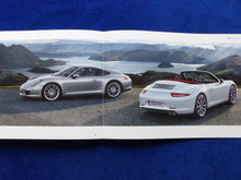 Lade das Bild in den Galerie-Viewer, Porsche 911 Carrera Cabrio Typ 991 MJ 2012 - Hardcover Prospekt Brochure 09.2011 - car-brochure