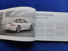 Lade das Bild in den Galerie-Viewer, Porsche 911 Carrera Cabrio Typ 991 MJ 2012 - Hardcover Prospekt Brochure 09.2011 - car-brochure