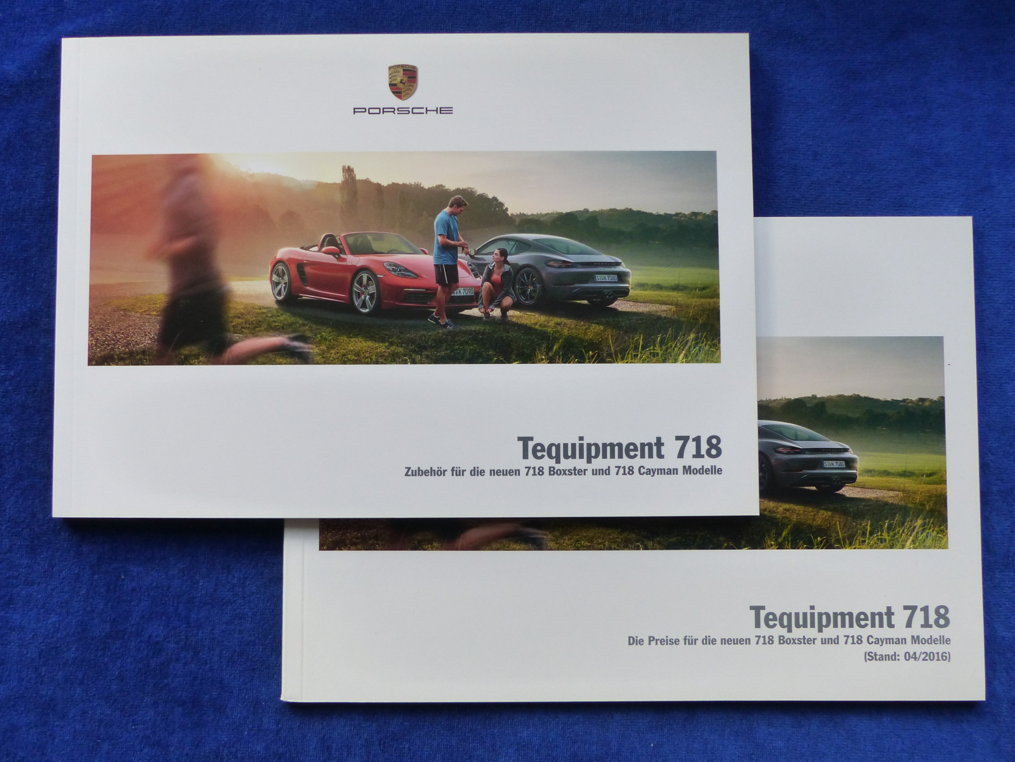 Porsche Tequipment 718 Boxster Cayman MJ 2017 Prospekt + Preisliste