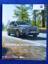 Lade das Bild in den Galerie-Viewer, BMW 2er Active Tourer 225i Typ F45 MJ 2015 - Prospekt Brochure 01.2015
